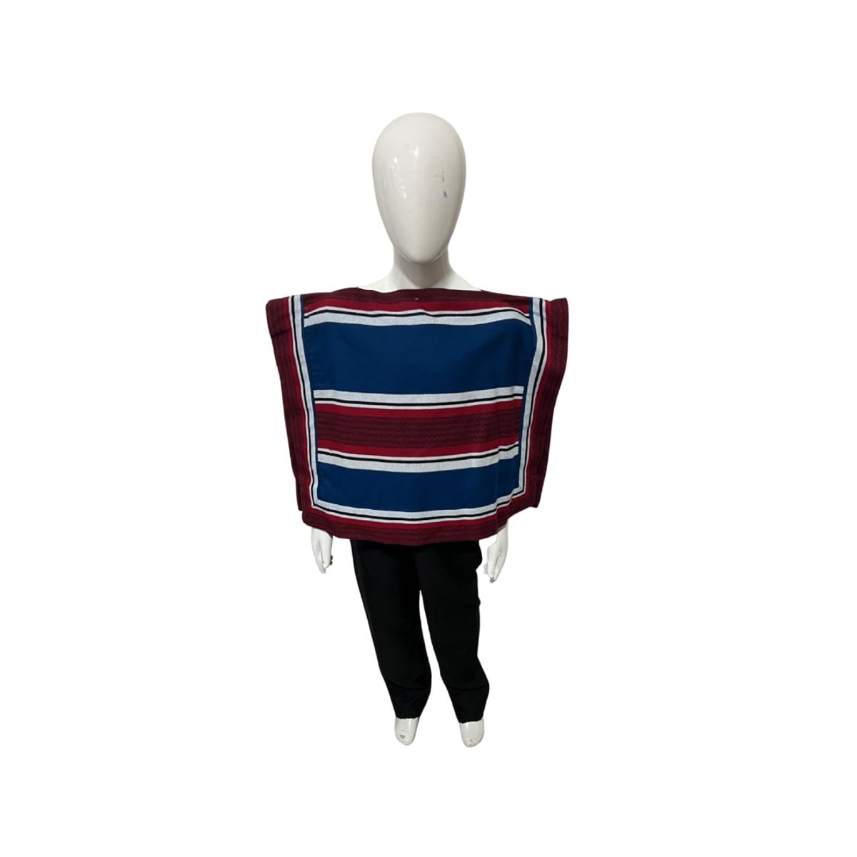 GENERICO - Manta Poncho Juvenil- Adulto Huaso Cueca Fiestas Patrias