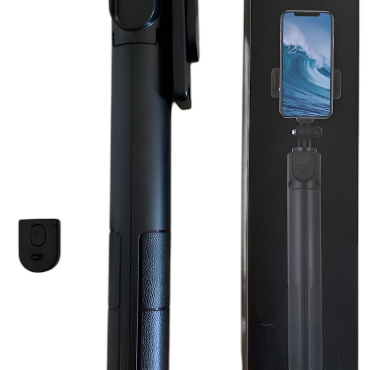 GENERICO - Kit Palo Selfie Bluetooth Monopod + Tripode Tiktok 170cm