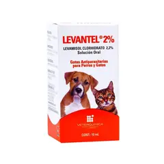 GENERICO - Levantel Gotas 10 ml - Antiparasitario para Perros y Gatos