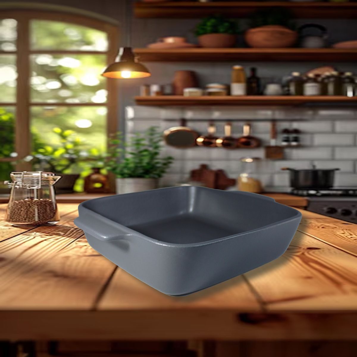 GENERICO - Fuente de Cerámica phorno tipo Gres-P-1227-GR