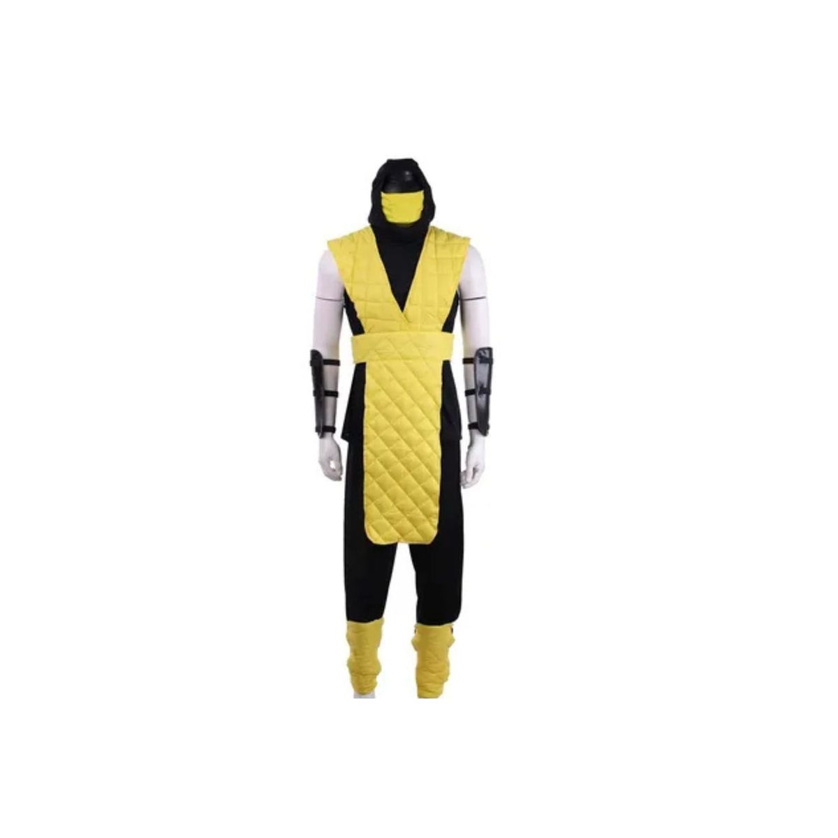 GENERICO - Disfraz De Ninja Amarillo Niñoadulto Cosplay