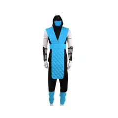 GENERICO - Disfraz De Ninja Azul Niñoadulto Cosplay