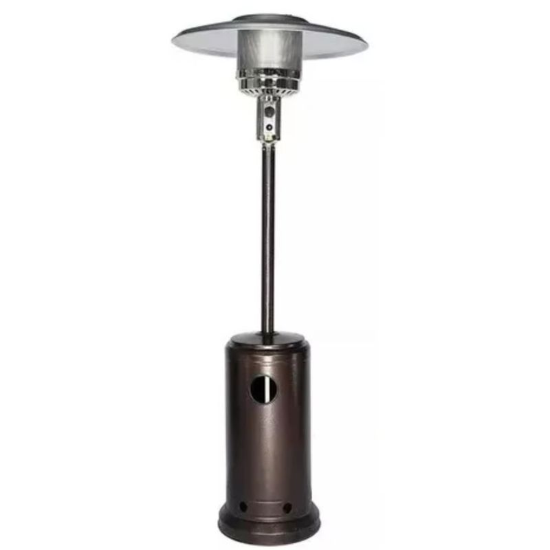 QRUBBER - Estufa Calefactor Exterior Patio - Terraza Tipo Reflector Color Bronce