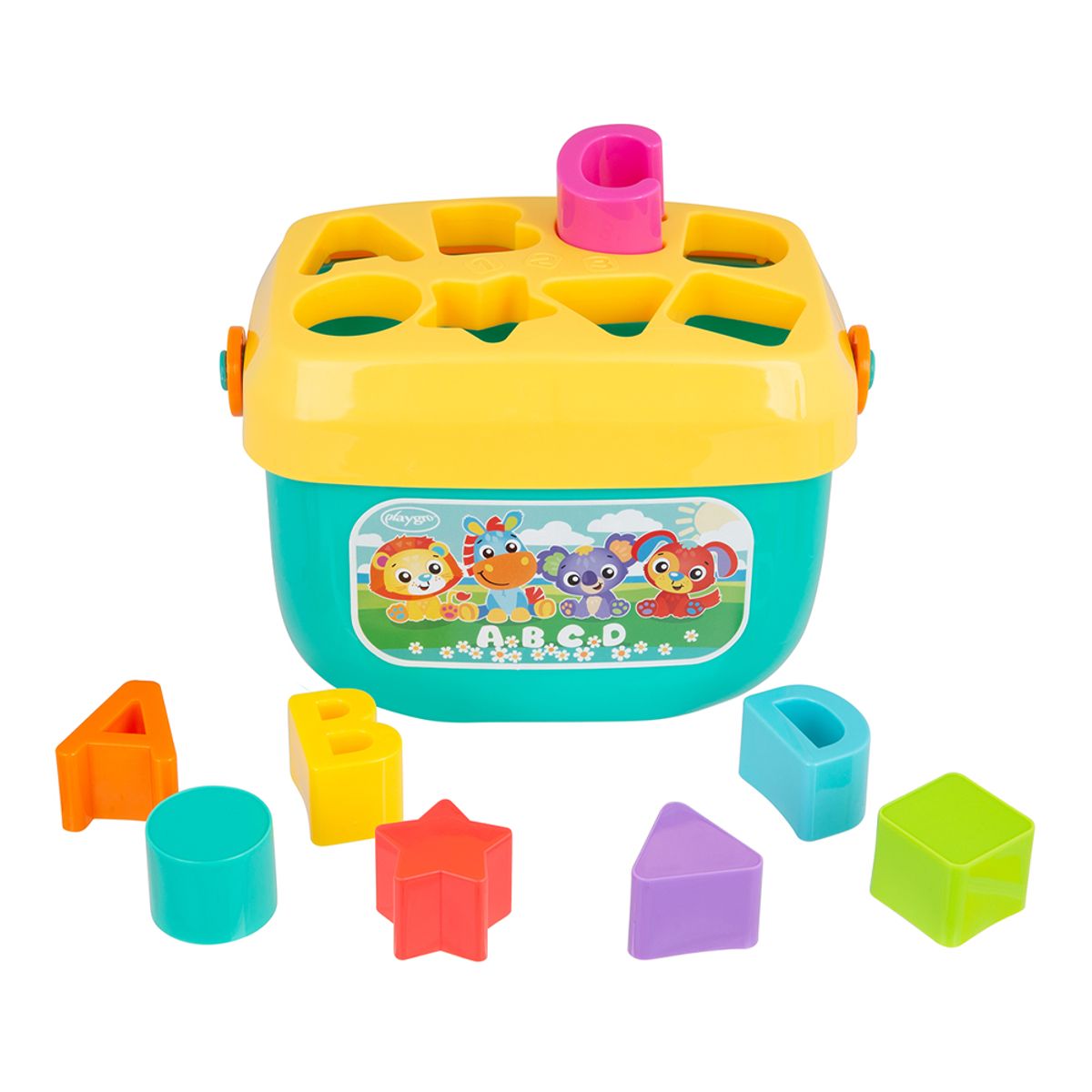 PLAYGRO - Cubo Clasificador De Animales Playgro