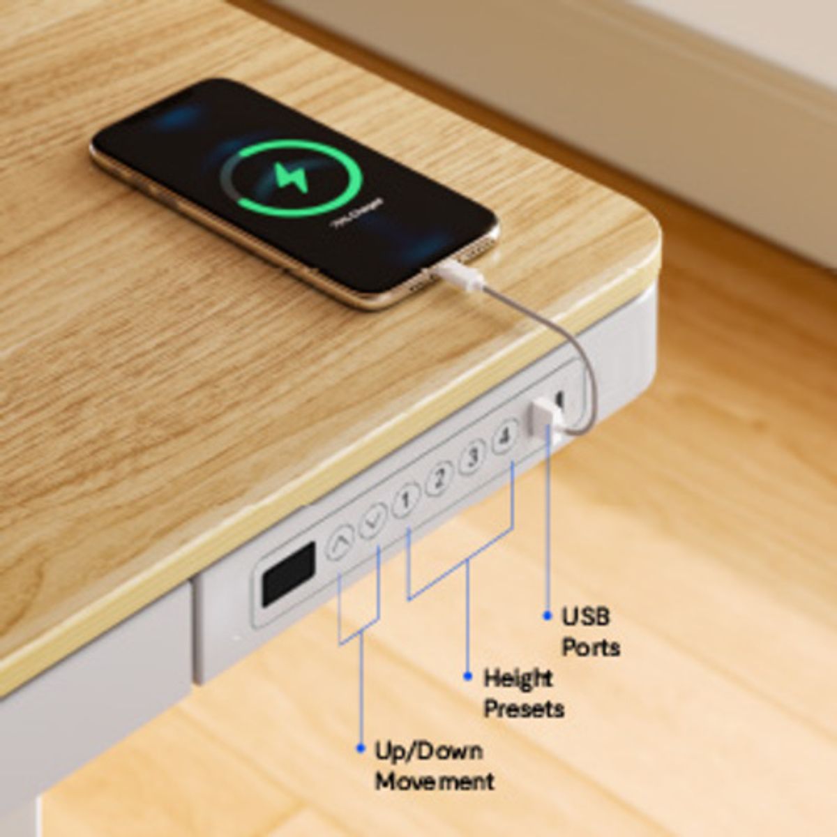 UPLIFT - Escritorio Eléctrico Regulable Smart UpLift 120x60cm