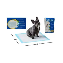 GENERICO - 10 Pañales Sabanillas Para Perros 60x60cm Control De Olores