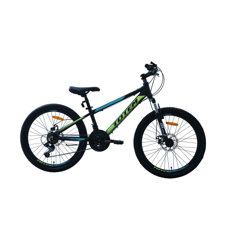 TOTEM - BICICLETA TOTEM MTB ARO 24 MODELO ATLANTIS NEGRO