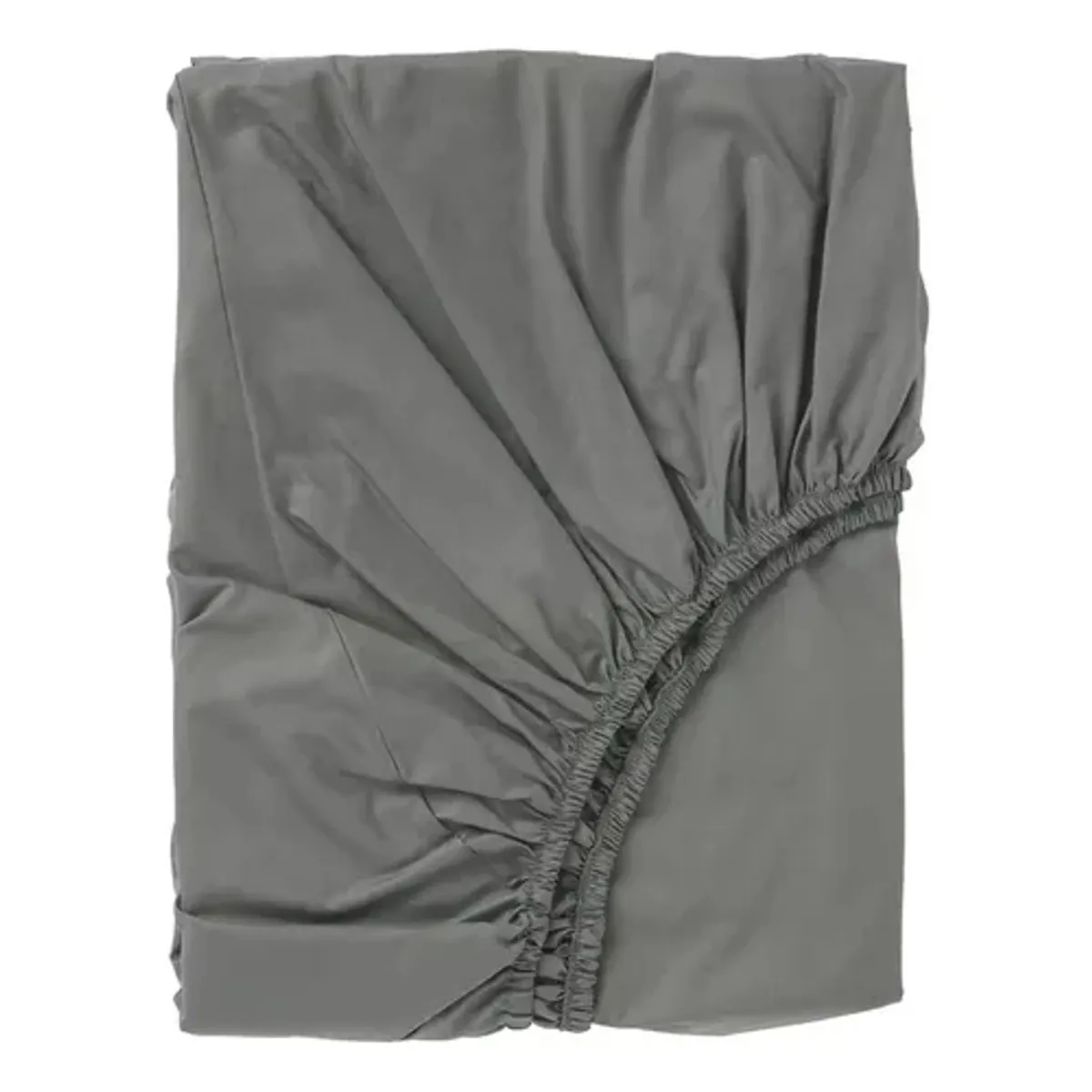 GENERICO - Juego De Sabanas 2 Plazas Premium 200hilos 200x150cm 4piezas Gris Liso