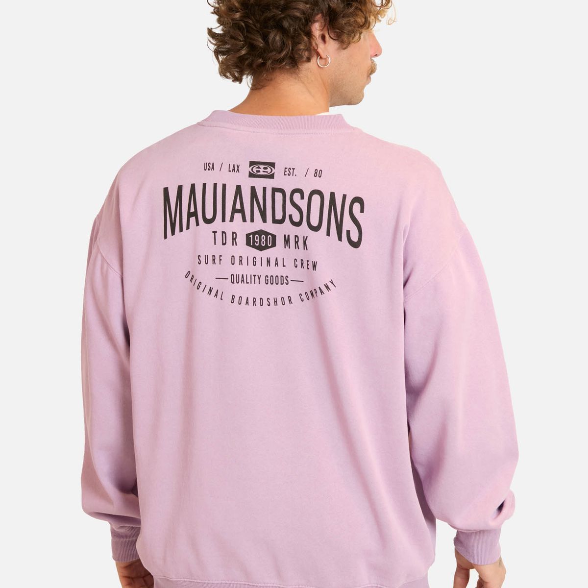 MAUI AND SONS - Poleron CR Soloria Morado Hombre Maui And Sons - Morado