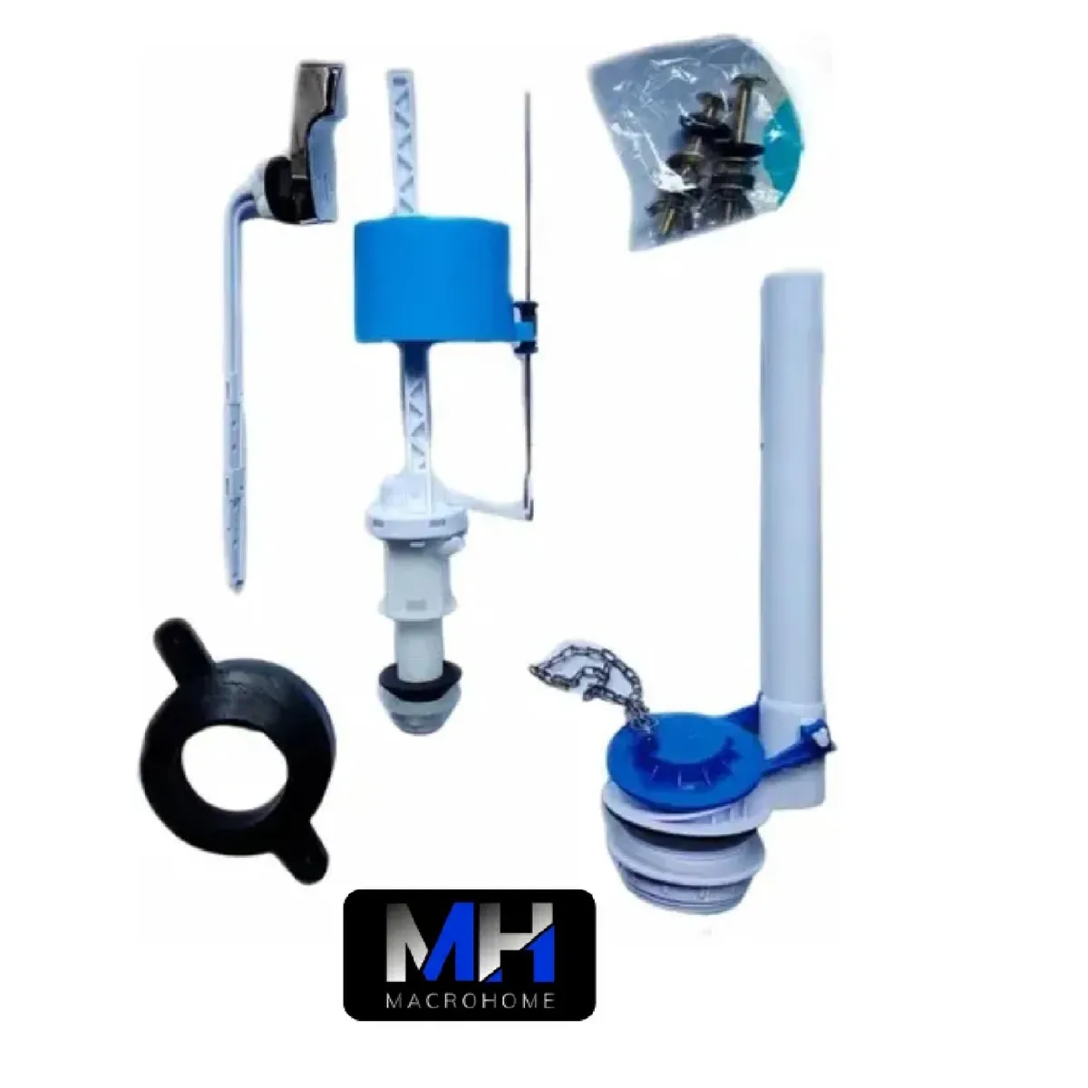 TAUMM - Kit Para Estanque Wc Instalacion Valvula Admision Descarga