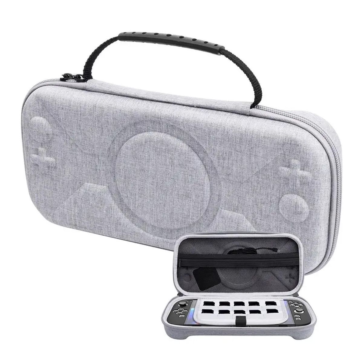 GENERICO - Estuche Pro + Mica Vidrio + Funda + Para Nintendo Switch 2 Gris