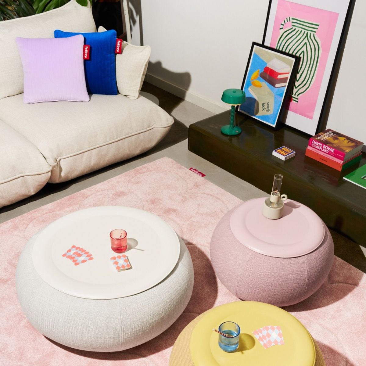 FATBOY - Mesa de Centro - Inflable Dumpty - Beige