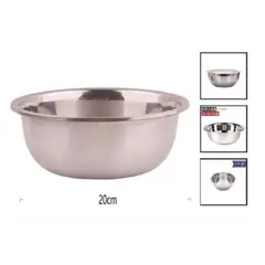GENERICO - Bowl De Acero Inoxidable 20 Cm Para Cocina