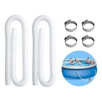 Manguera Filtro Piscina Universal 150cm Blanco + Accesorios