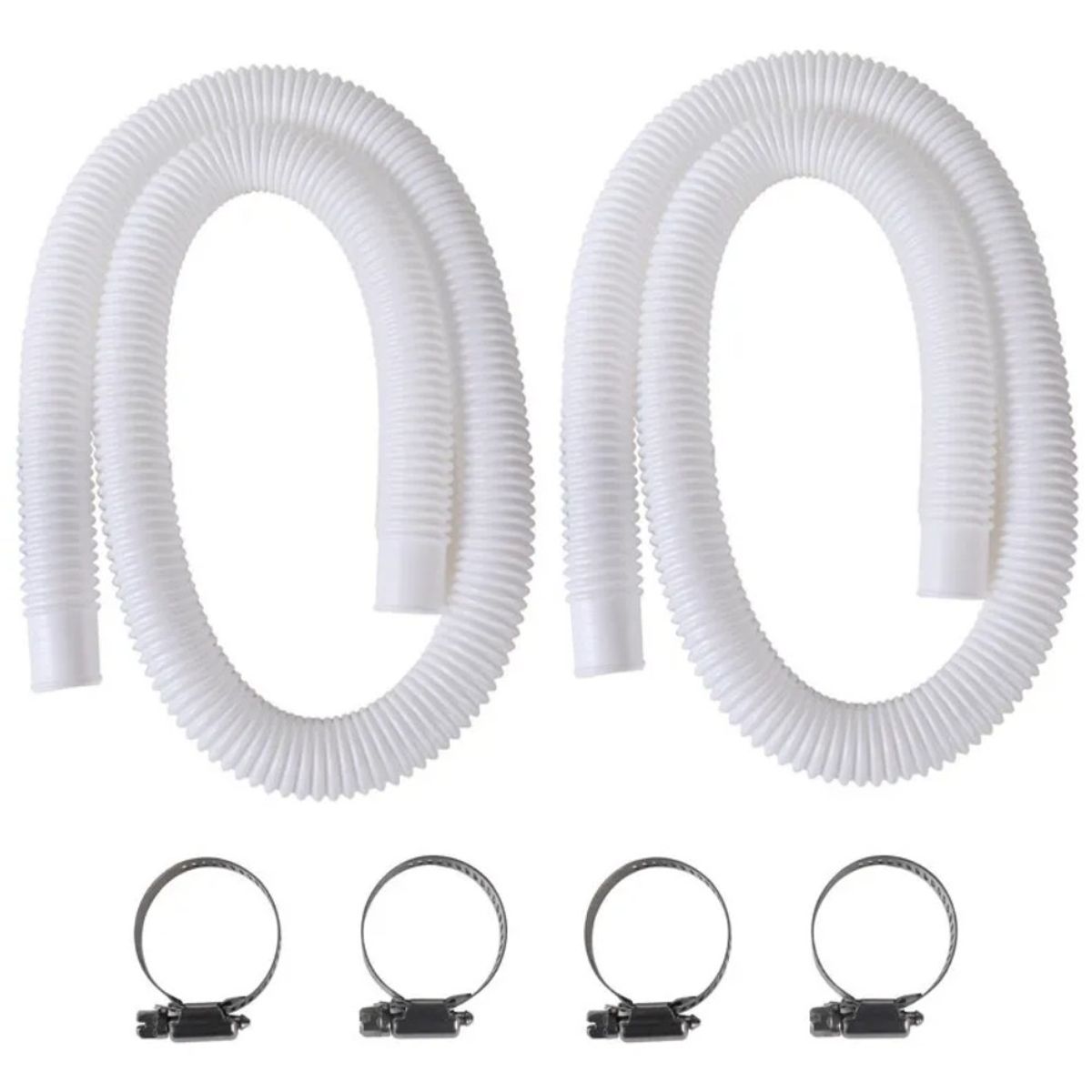 MUNDO MAGIA - Manguera Filtro Piscina Universal 150cm Blanco + Accesorios