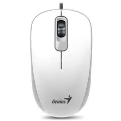 GENIUS - Mouse Optico Ergonómico Cable USB 1000dpi DX-110 Blan