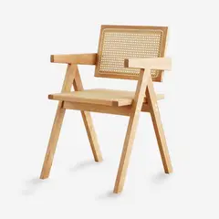 JAVIMATE - Silla Chandigarh Madera Natural