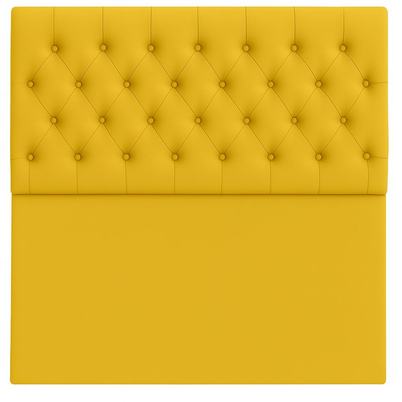 GENERICO - Respaldo De Cama 2 Plazas Amarillo Top Quality