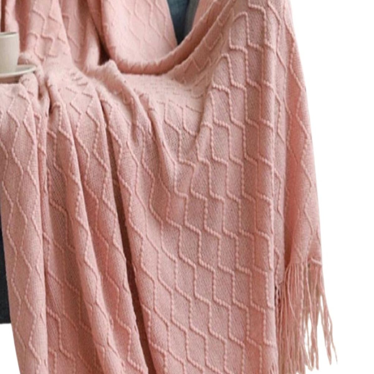 GENERICO - Mantas Tejidas para decorar  127x152 cm