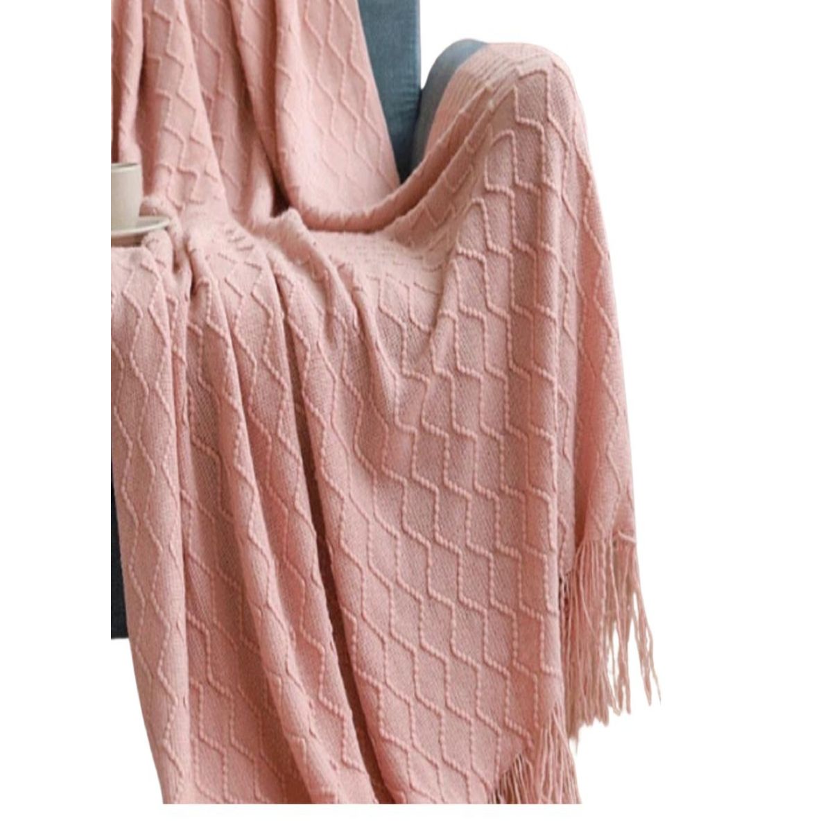 GENERICO - Mantas Tejidas para decorar  127x152 cm