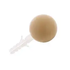 DVP - Tope de puerta esférico 35mm Beige