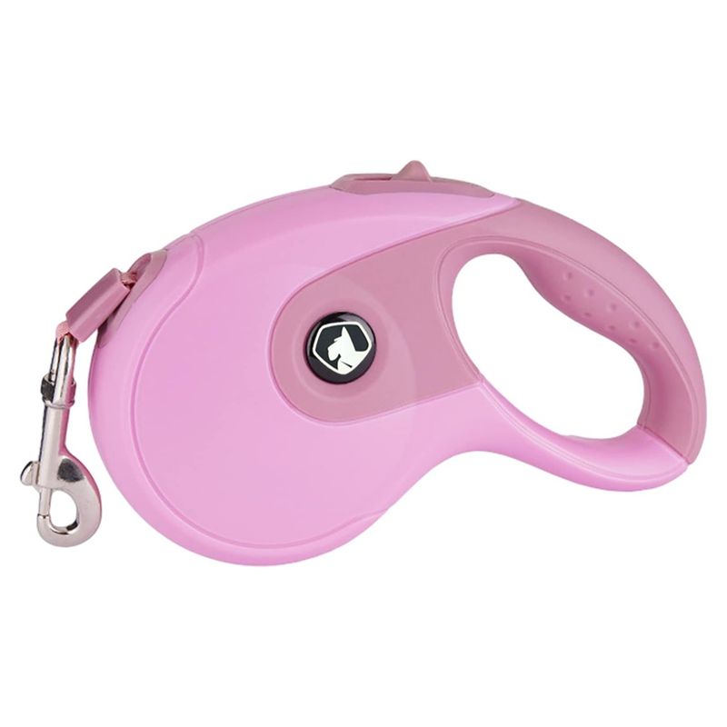 MARBEN PETS - Correa Retráctil Para Perro 5mts Perro Grande Talla L Rosa