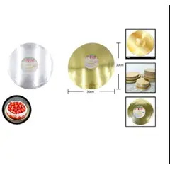 GENERICO - Bandeja Base Para Torta Redonda 30x5mm