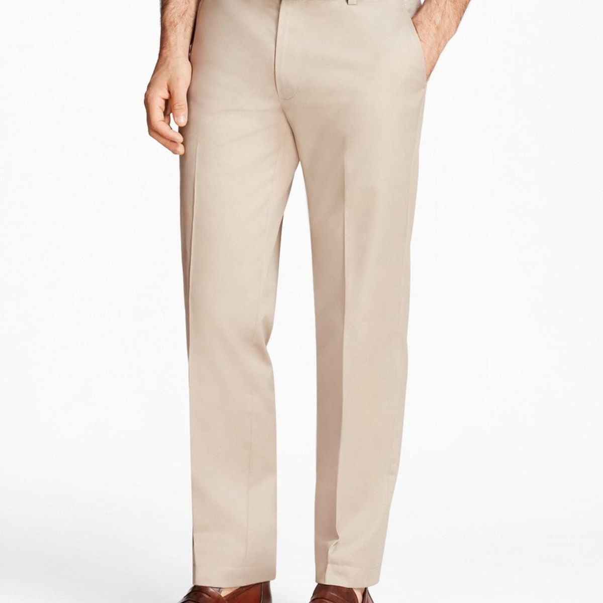 BROOKS BROTHERS - Pantalon Hombre Slim Fit Advantage Chinos Beige