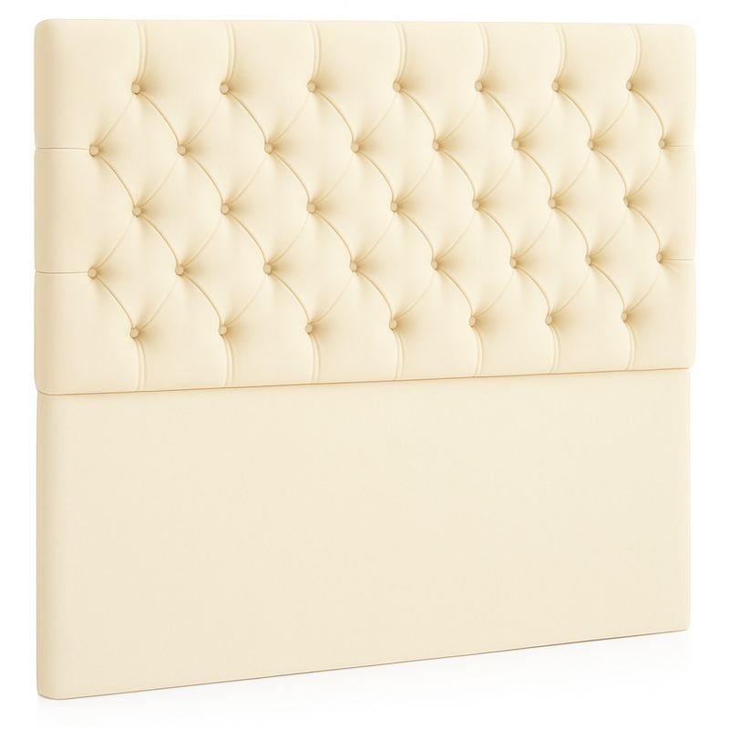 GENERICO - Respaldo De Cama 2 Plazas Crudo Top Quality