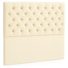 GENERICO - Respaldo De Cama 2 Plazas Crudo Top Quality