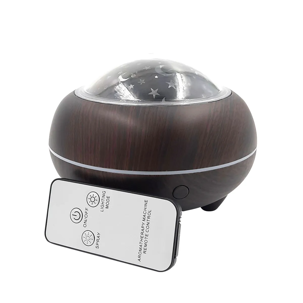 GENERICO - Difusor De Aromas Humidificador PVT 300 ML Apagado Automatico Luces LED