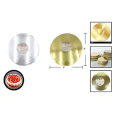 GENERICO - Bandeja Base Para Torta Redonda 8 Cm