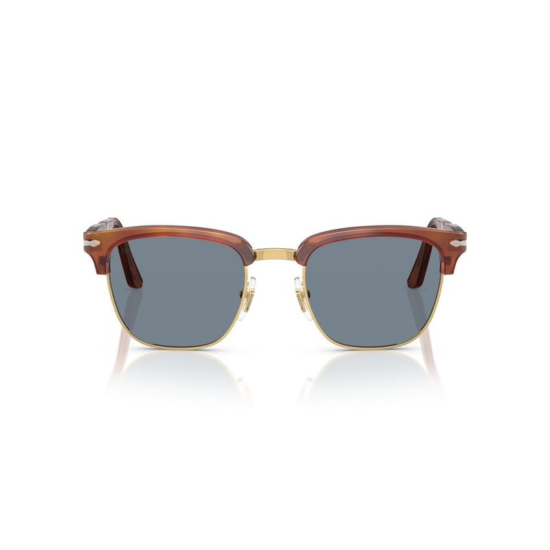 PERSOL - Anteojos De Sol Persol Terra Di Siena Light Blue PO3375S Café Unisex