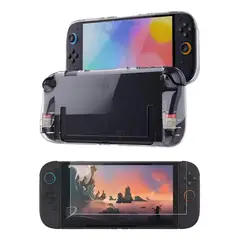 GENERICO - Funda Transparente + Slot Cartuchos + Lamina Para Switch 2