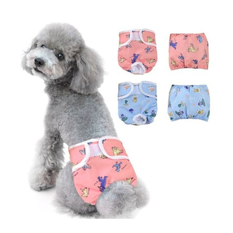 MARBEN PETS - Calzón De Celo P Perritas Lavable Talla M Raza Mediana Rosa