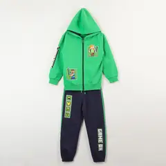 MINECRAFT - Conjunto Buzo Niño Game On Verde