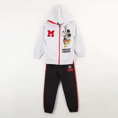 DISNEY - Conjunto Buzo Niño Mickey Classic Cartoon Gris