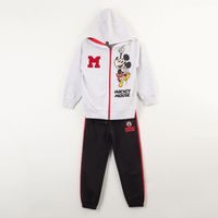 Conjunto Buzo Niño Mickey Classic Cartoon Gris