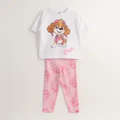 PAW PATROL - Conjunto Niña Skye Cute Blanco