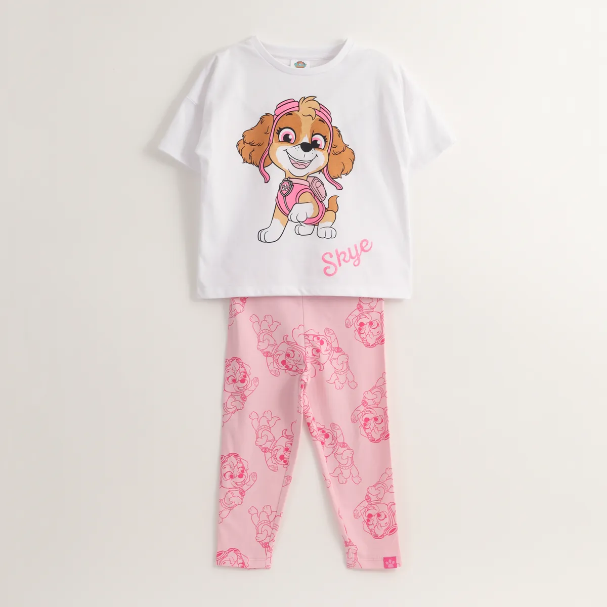 PAW PATROL - Conjunto Niña Skye Cute Blanco Paw Patrol