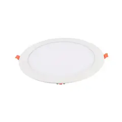 WANT - Panel Redondo Embutido 12W Luz Calida