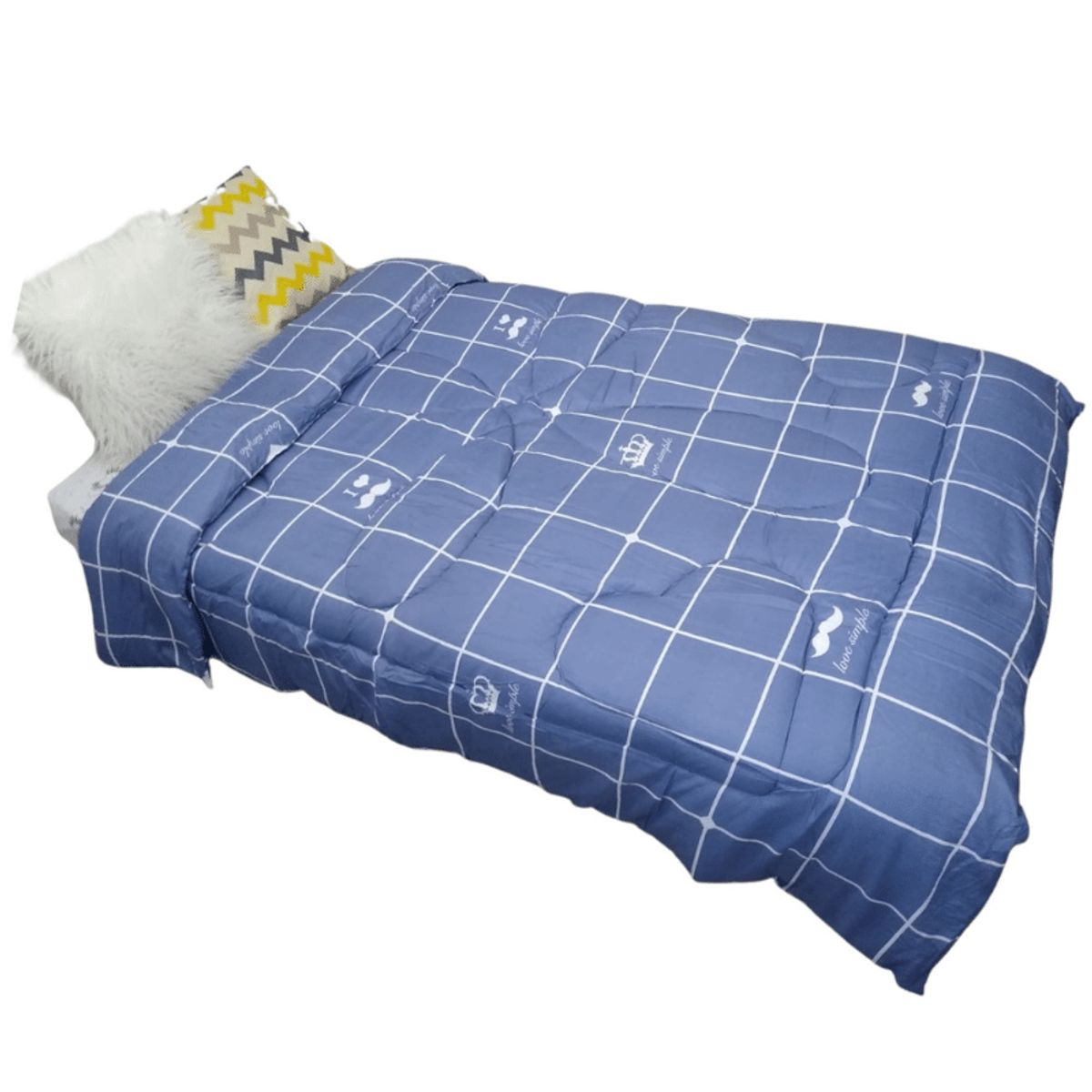 GENERICO - Plumón para cama 1.5 plazas Mustcahe Acolchado