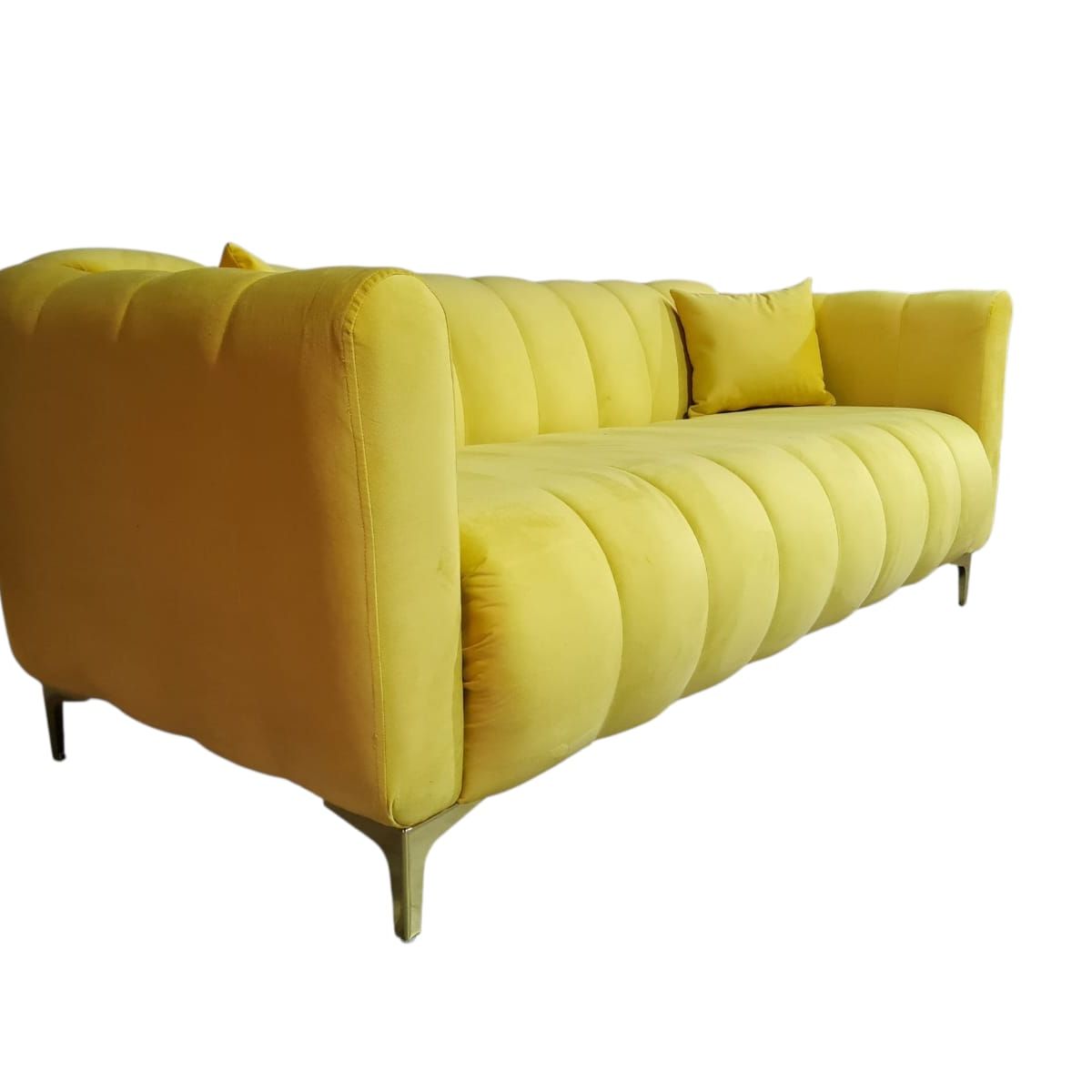 GENERICO - Sofa Martins 20 / 2 mts, Felpa Ocre