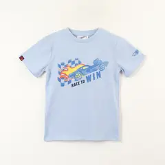 HOT WHEELS - Polera Manga Corta Niño Back To Celeste