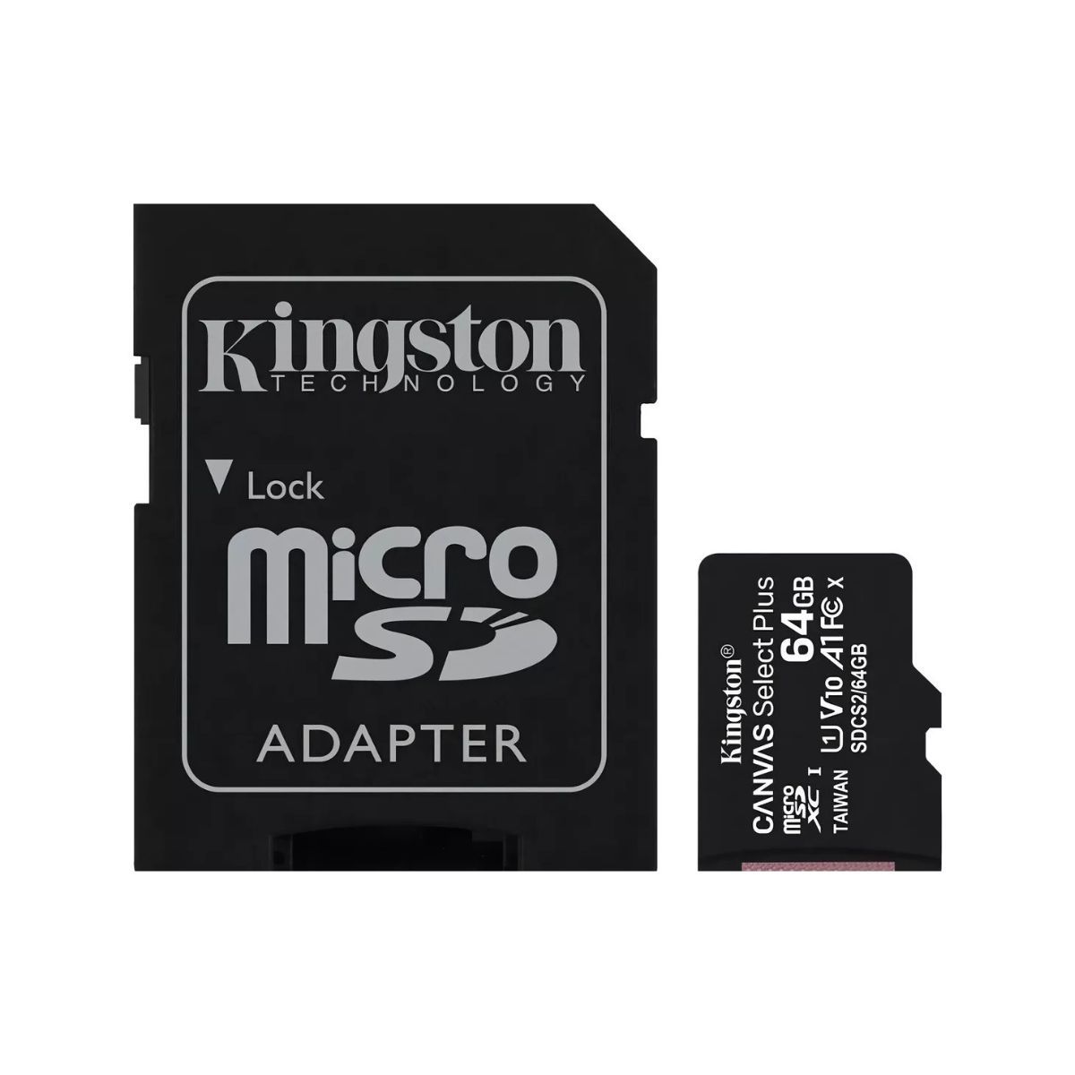 KINGSTON - Tarjeta De Memoria Kingston Sdcs264gb Con Adaptador Sd 64gb