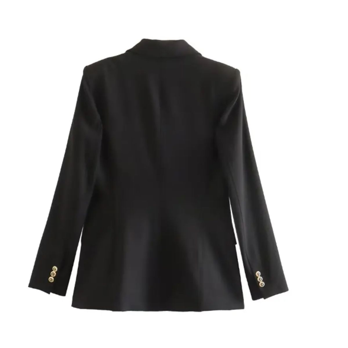 VELVET - Blazer Florencia Entallada Hombreras Negro Mujer