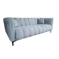 GENERICO - Sofa Martins 20 / 2 mts, Felpa Gris claro