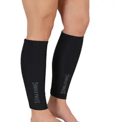 SPALDING - Pantorrilleras de Compresión Deportivas Negro