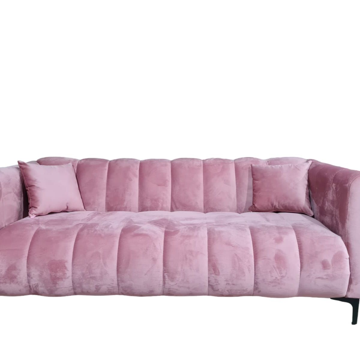 GENERICO - Sofa Martins 20 / 2 mts, Felpa Palo rosa Oscuro