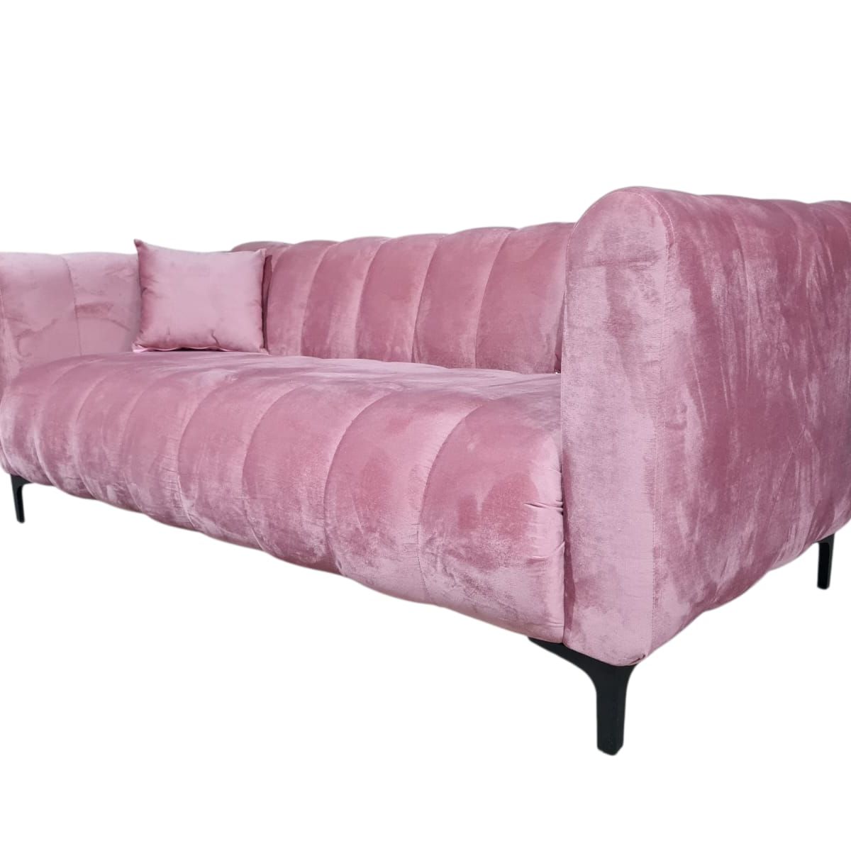 GENERICO - Sofa Martins 20 / 2 mts, Felpa Palo rosa Oscuro